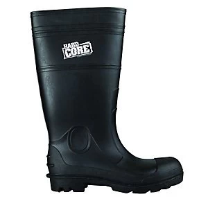 Scruffs Hardcore Safety Wellington Boot Black Size 7