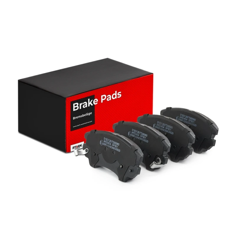 Image of STARK SKBP-0010297 Brake pad set Front Axle, with acoustic wear warning Brake Pad Set,disc brake (402)