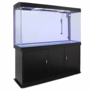 image of Monster Shop Aquarium Fish Tank and Cabinet - Black