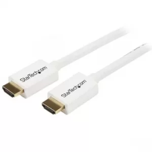 Image of StarTech 7m 23 feet White CL3 In wall High Speed HDMI Cable HDMI to HDMI MM