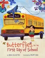 Image of butterflies on the first day of school