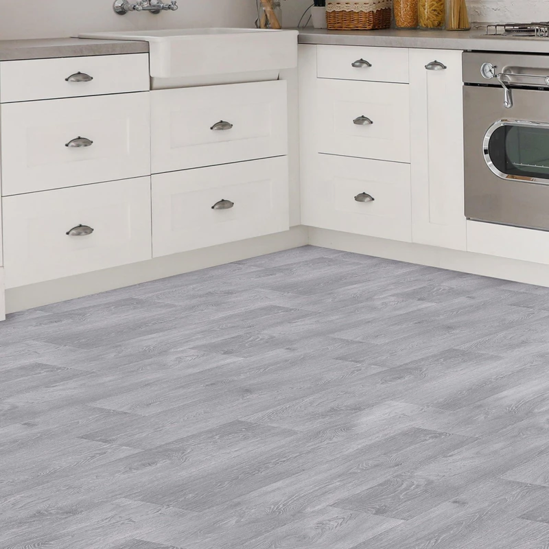 Image of Vinyl Flooring Aged Oak Look 2 X 3M TURBOAK 096L