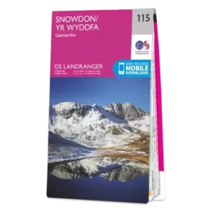 image of Map of Snowdon - Caernarfon