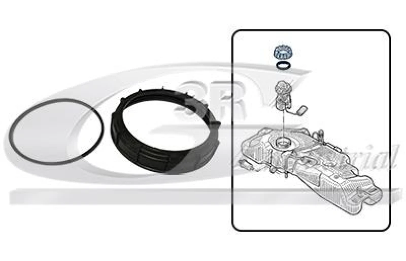 Image of 3RG Seal, fuel sender unit 3RG 81639