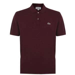 image of Lacoste L.12.12 Basic Polo Shirt - Burgundy Marl