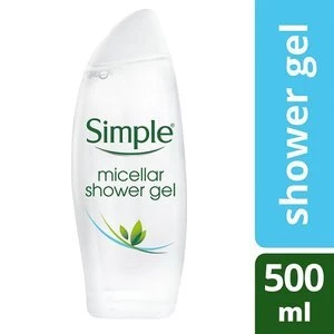 image of Simple Shower Gel Micellar Water 500ML