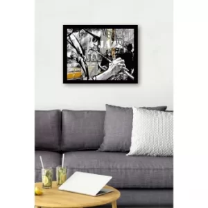 Image of SC0969 Multicolor Decorative Framed MDF Painting
