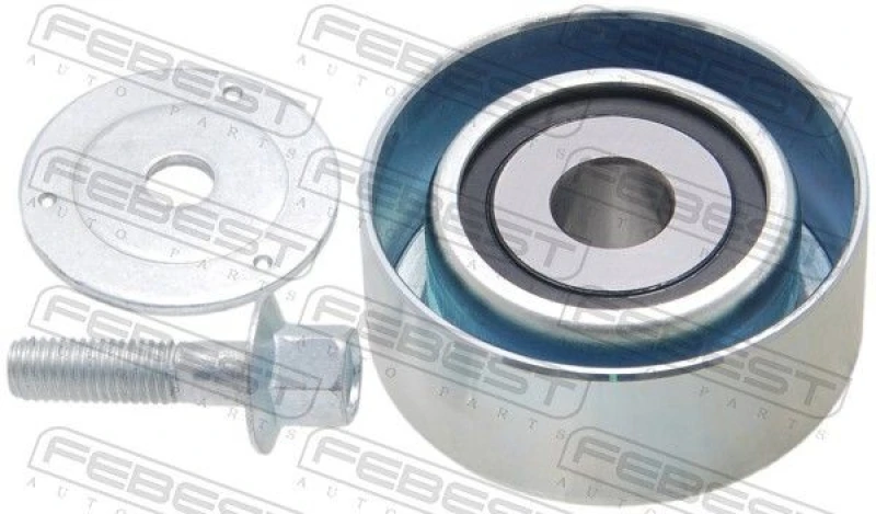 Image of FEBEST 0187-KDN145 Tensioner Pulley Tensioner Pulley,v-ribbed belt (310)