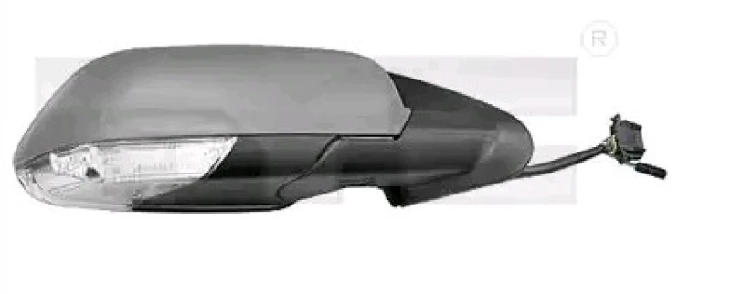 Image of TYC 332-0076 Wing mirror Left, Heatable Outside Mirror (50)