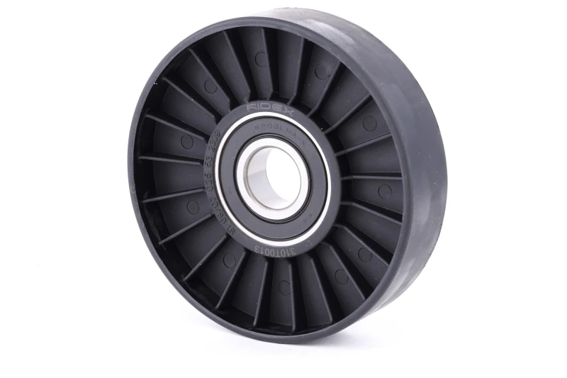 Image of RIDEX 310T0013 Tensioner Pulley without holder Plastic Tensioner Pulley,v-ribbed belt (310)