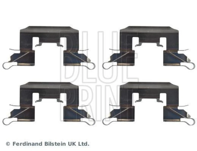 Image of Blue PRINT Brake pad fitting kit Blue PRINT ADBP480006
