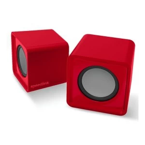 image of Speedlink Twoxo USB-Powered Compact Cube Stereo Speakers