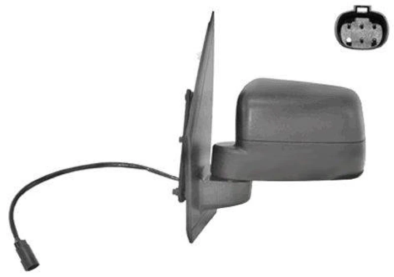 Image of VAN WEZEL 1886807 Wing mirror * HAGUS * Left, Heatable Outside Mirror (50)