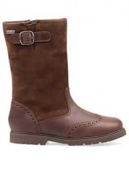 Image of Start-rite Toasty Boot, Brown Leather, Size 9 Younger