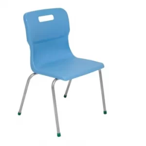 image of TC Office Titan 4 Leg Chair Size 5, Sky Blue