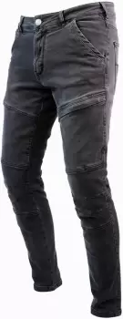 Image of John Doe Trophy Motorcycle Jeans Pants, grey, Size 38, grey, Size 38