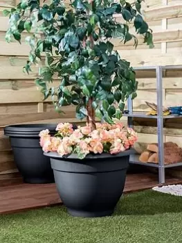 Image of Wham Set Of 4 48Cm Round Bell Planter