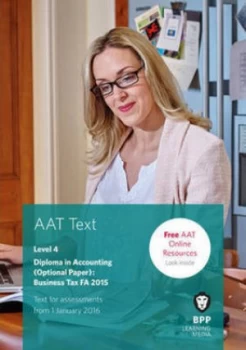 Image of Aat Business Tax Fa2015 by Bpp Learning Media Paperback