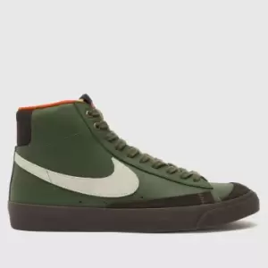 Image of Nike Khaki Blazer Mid 77 Vintage Trainers