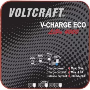 VOLTCRAFT V-Charge Eco LiPo 4000 Scale model battery charger 230 V, 115 V 4 A LiPolymer