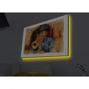 Image of 4570MDACT-005 Multicolor Decorative LED Lighted Canvas Painting