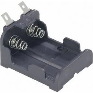 Image of Battery tray 1x CR P2 Solder lug L x W x H 47 x 38 x 26mm MPD BH223 L