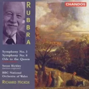 image of Rubbra Symphonies Nos 5 & 8 / Ode Bickley / BBC NOW / Hickox by Edmund Rubbra CD Album