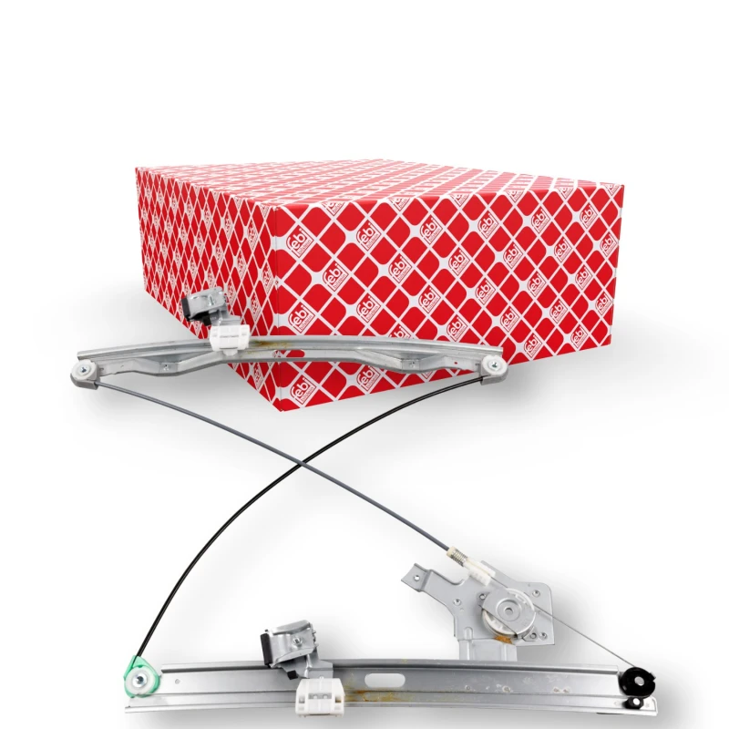 Image of FEBI BILSTEIN 176521 Window regulator Left Front, Operating Mode: Electric, without electric motor Window Winder (1561)