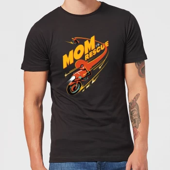 image of The Incredibles 2 Mom To The Rescue Mens T-Shirt - Black - 3XL - Black