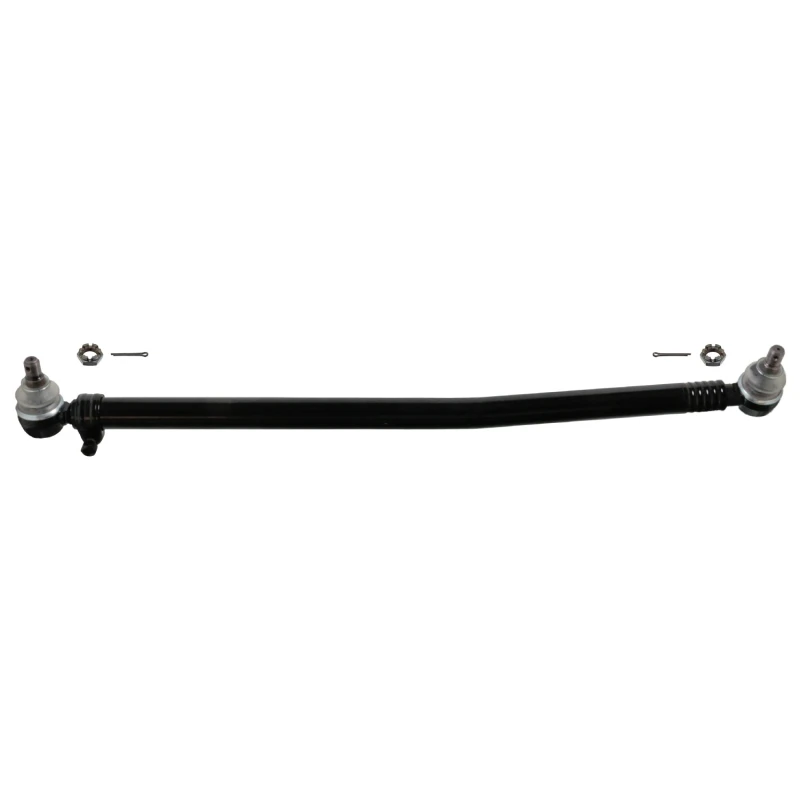 Image of FEBI BILSTEIN 35407 Centre Rod Assembly Front Axle Left, with crown nut, OE Turbo NEW Centre Rod Assembly (285)