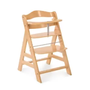 image of Alpha+ Wooden Highchair - Natural