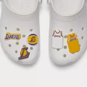 Crocs Jibbitz Los Angeles Lakers NBA Charms (5-Pack)