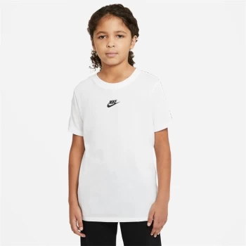 image of Nike Tape Rep T-Shirt - White/Black