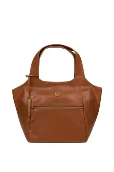 image of 'Loxford' Leather Tote Bag