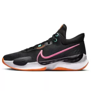 image of Nike Renew Elevate 3 Community Of Hoops, Black/Pink Spell-Anthracite, size: 10, Male, Basketball Performance, DD9304-007