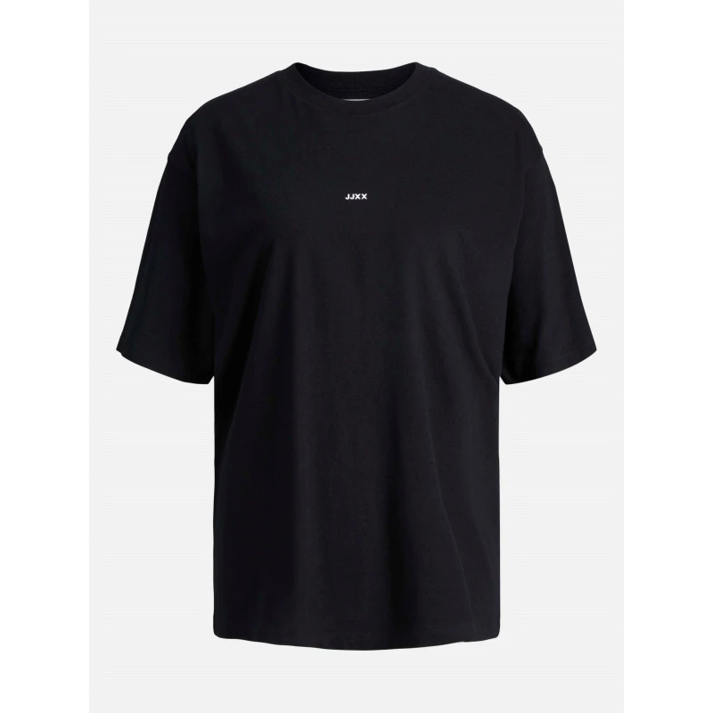 Image of JJXX Andrea Loose Logo T-Shirt Ladies Black female 10 (S)
