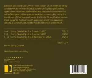Image of Peter Heise - Peter Heise: String Quartets - Volume 1 CD Album - Used