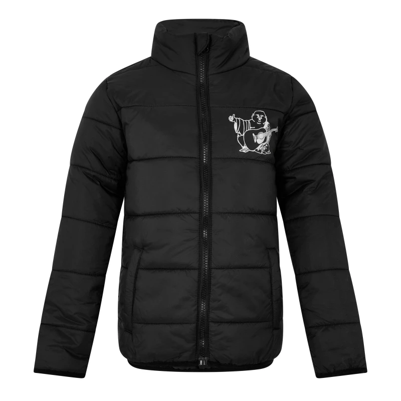 Image of True Religion Lightweight Puffer Jacket Juniors - Black 13 - 14 Years