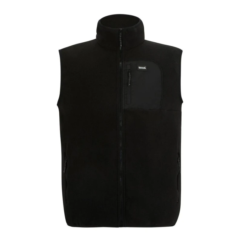 Image of Regatta Professional Mens Frankie Fleece Gilet in Black Size: Small Black Male S