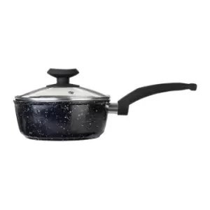 Image of Interiors by PH Stoneflam Saucepan With Glass Lid - 16Cm