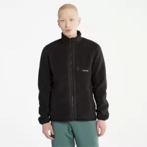 Image of Timberland Sherpa Fleece Jacket For Men In Black Black, Size M