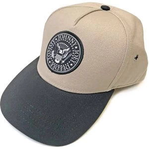 Image of Ramones - Presidential Seal Unisex Snapback Cap - Neutral/Black