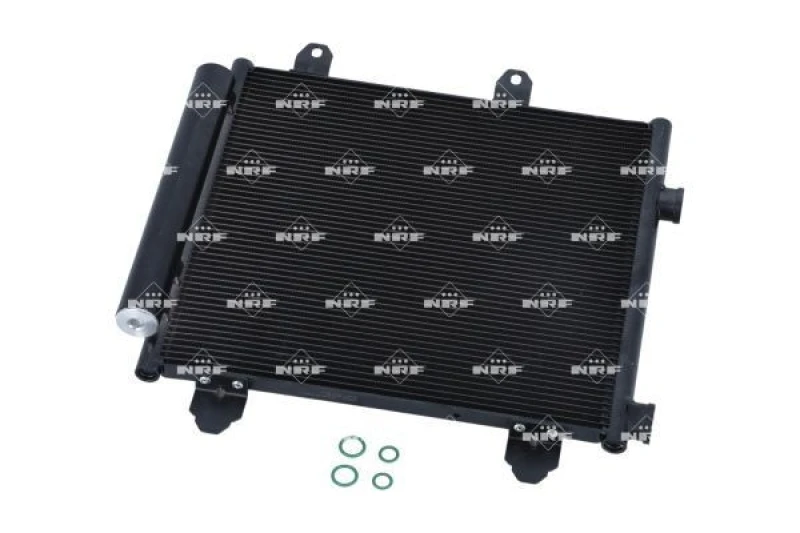 Image of NRF 350445 Condenser EASY FIT with seal ring, with nitrogen filling Condenser,air conditioning (448)