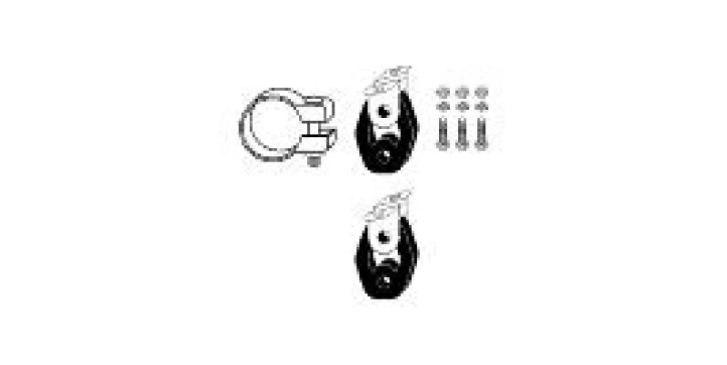 Image of Mounting Kit, silencer HJS 82 11 9161