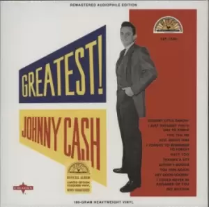 image of Johnny Cash Greatest! - 180g 2018 UK vinyl LP SUNSLP1240