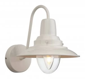 Image of 1 Light Indoor Wall Light Cream, Clear Glass, E14