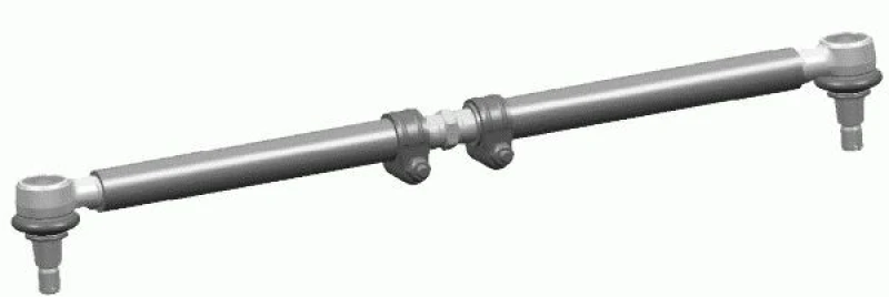 Image of LEMFORDER 29814 01 Tie Rod with crown nut and split pin Rod Assembly (284)
