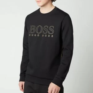 image of Hugo Boss Athleisure Salbo Iconic Sweatshirt Black Size 2XL Men