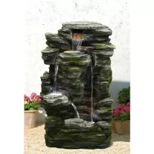 Tranquility Water Features - Ager Stone Solar Powered Water Feature