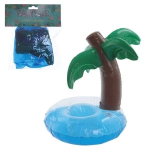 Palm Tree Funky Tropical Inflatable Drinks Holder - main image